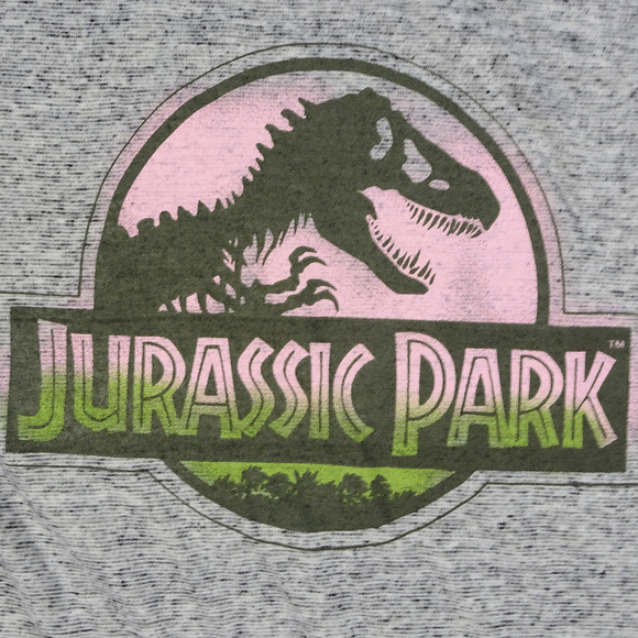 Jurassic Park Gray T Shirt Size Medium - Picture 3 of 6